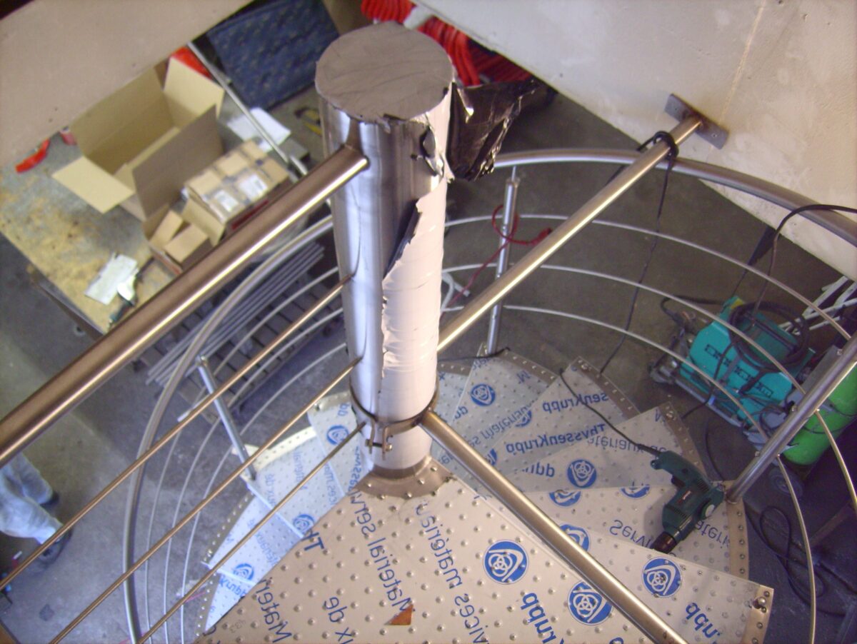 Spindeltreppe Polizeischule Rothenburg
