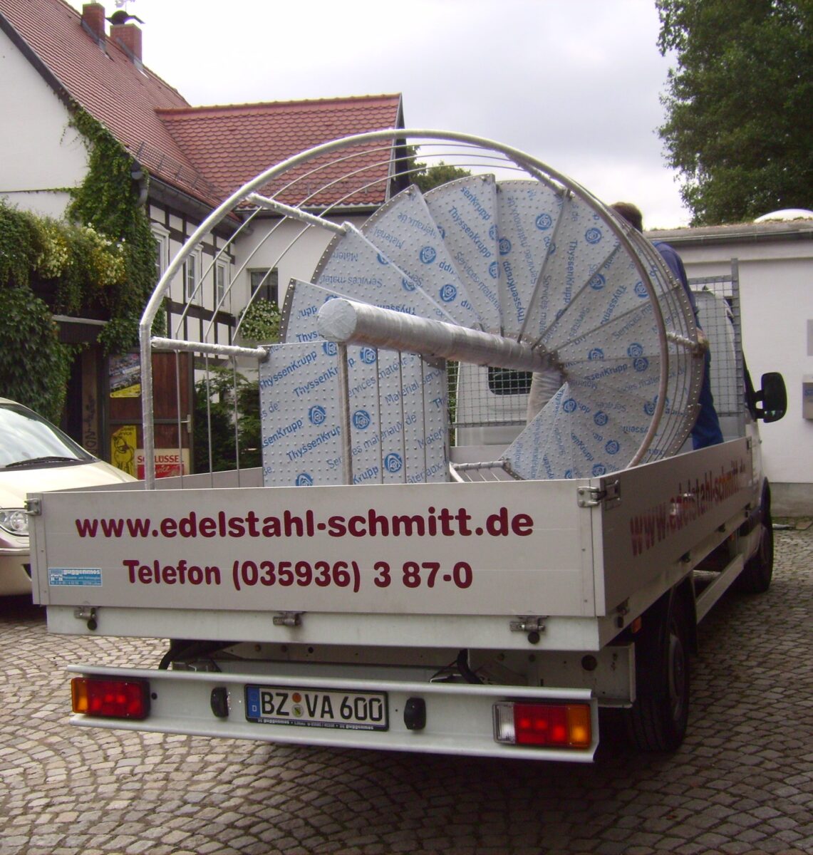 Spindeltreppe Polizeischule Rothenburg, Ansicht 2